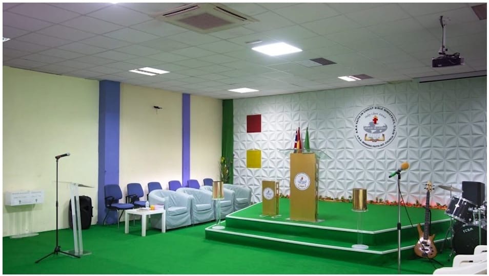 Faith In Christ Global Outreach church auditorium