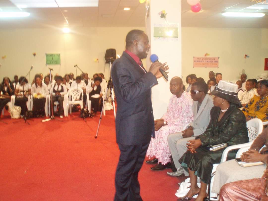 Church worship service